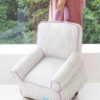 Purple Striped Cooling Cat Sofa