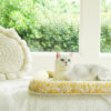 French Floral Rushes Pet Cooling Mat