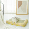 French Floral Rushes Pet Cooling Mat
